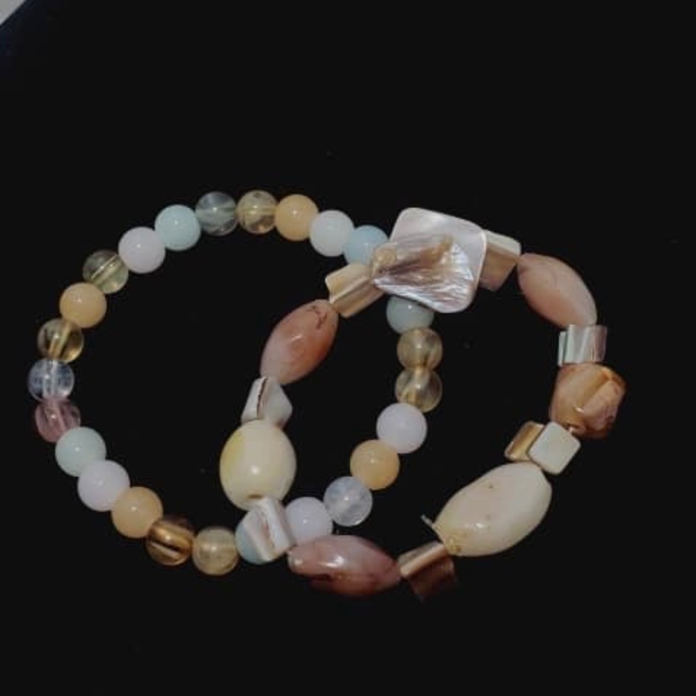 Mixed Ancient, Agate Beaded Bracelet🌴